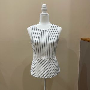 Striped black blouse